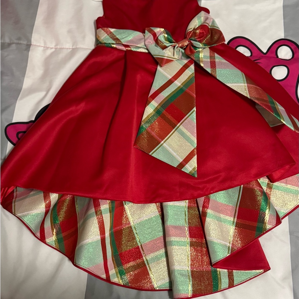 Rare Editions Red and Plaid Kids Costume Dress